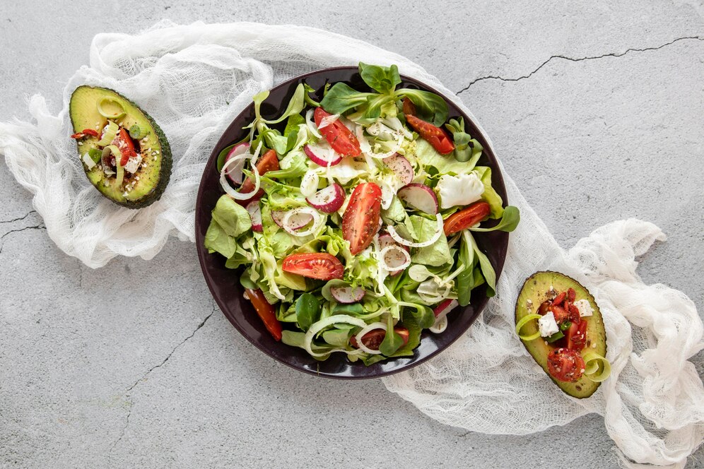 #kale and avocado salad